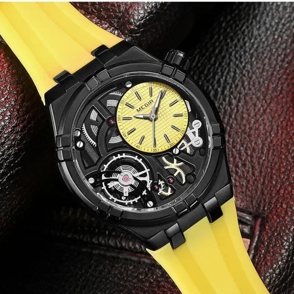 Ventrox — Precision Skeleton Sport Watch with Silicone Strap