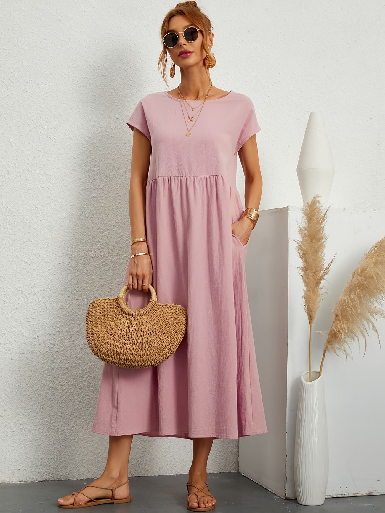 VeraLuxe™ Casual Dress — Effortless Elegance That Commands Every Room