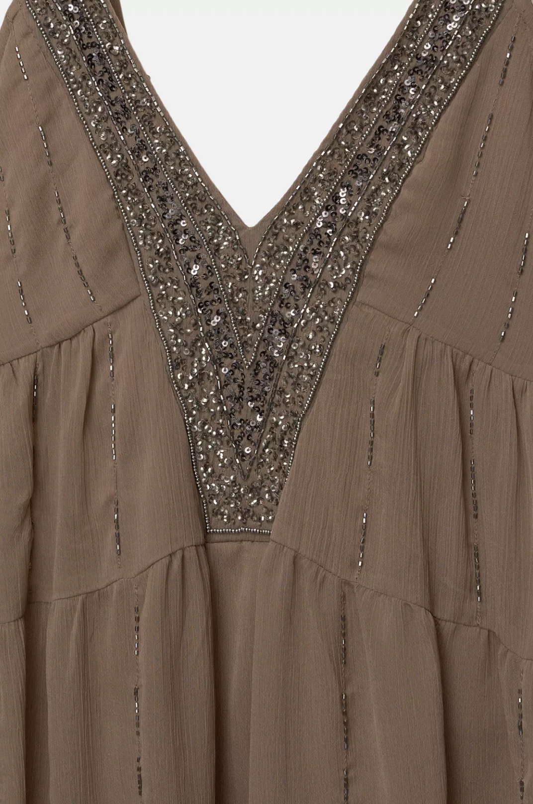Liora — Beaded Boho Mini Dress with Lightweight Comfort