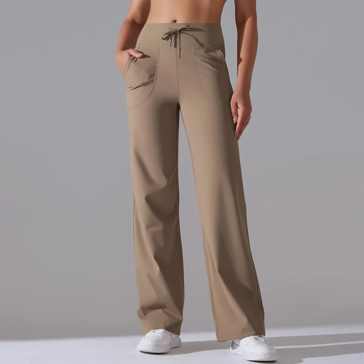 Jovenna — Wide-Leg Contour Pants with Soft 4-Way Stretch Fabric