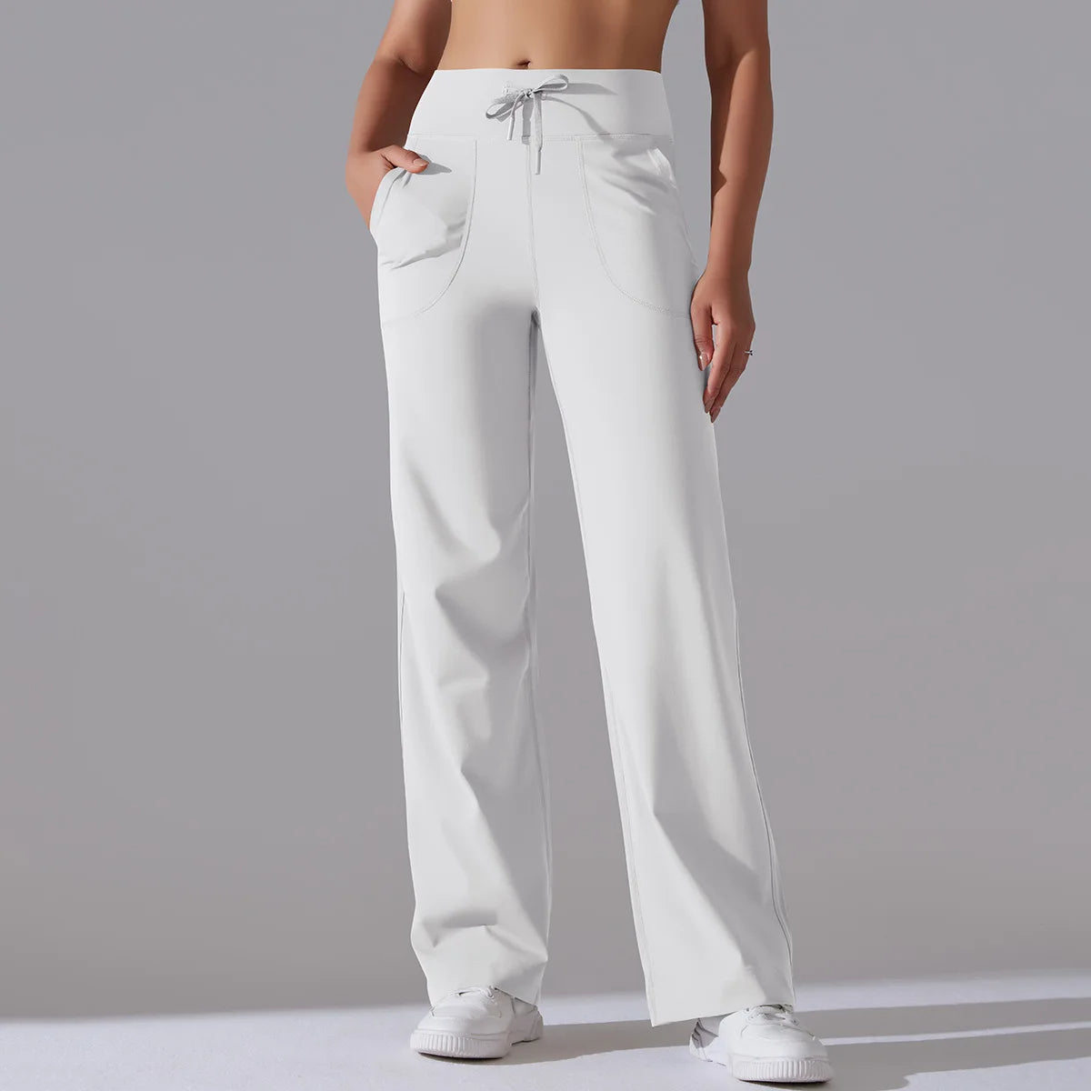 Jovenna — Wide-Leg Contour Pants with Soft 4-Way Stretch Fabric