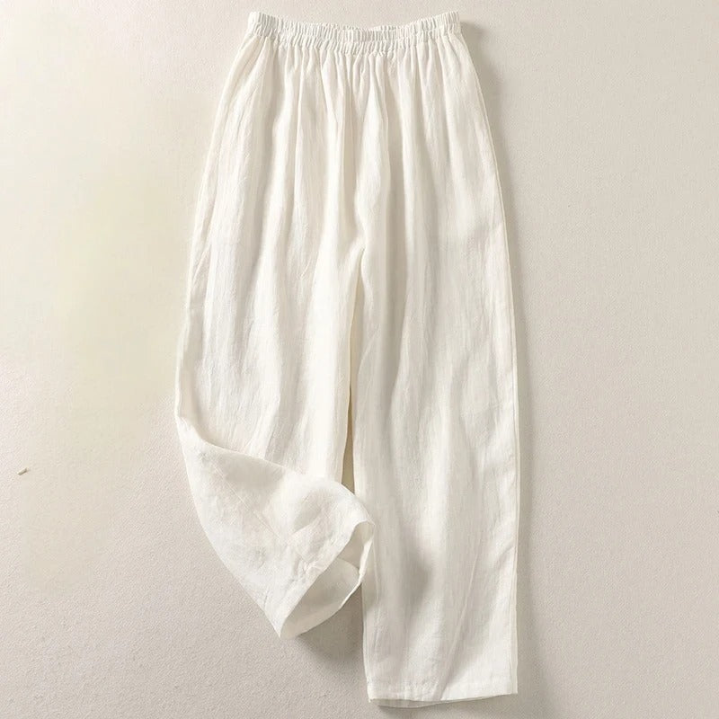 AeroLuxe Linen™ Pants — Feel Fresh and Command Every Room with Effortless Cool Comfort