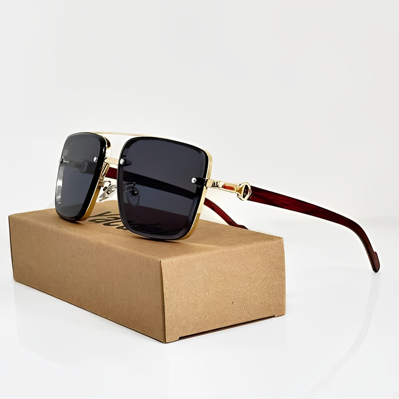Lorian Aviator Sunglasses — UV400 Protection with Adjustable Fit