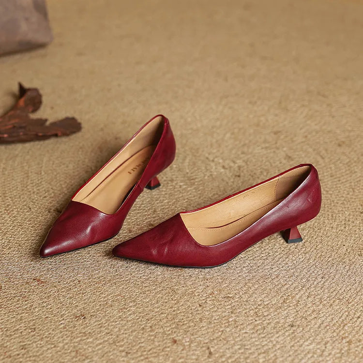 Premium Leather Pumps™ — Unleash All-Day Power and Effortless Elegance
