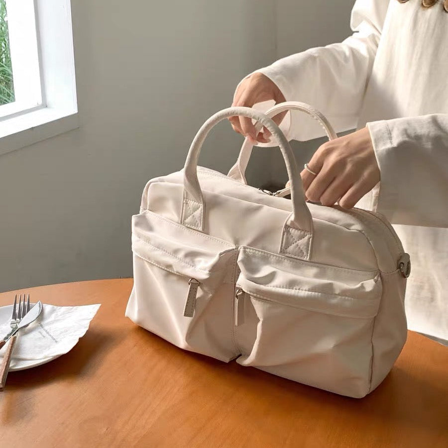 Kalen — Lightweight Nylon Crossbody Bag with Zipper Compartment