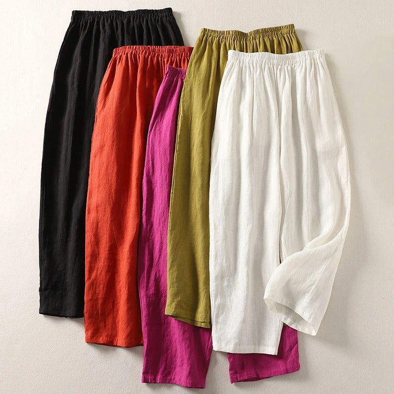 AeroLuxe Linen™ Pants — Feel Fresh and Command Every Room with Effortless Cool Comfort