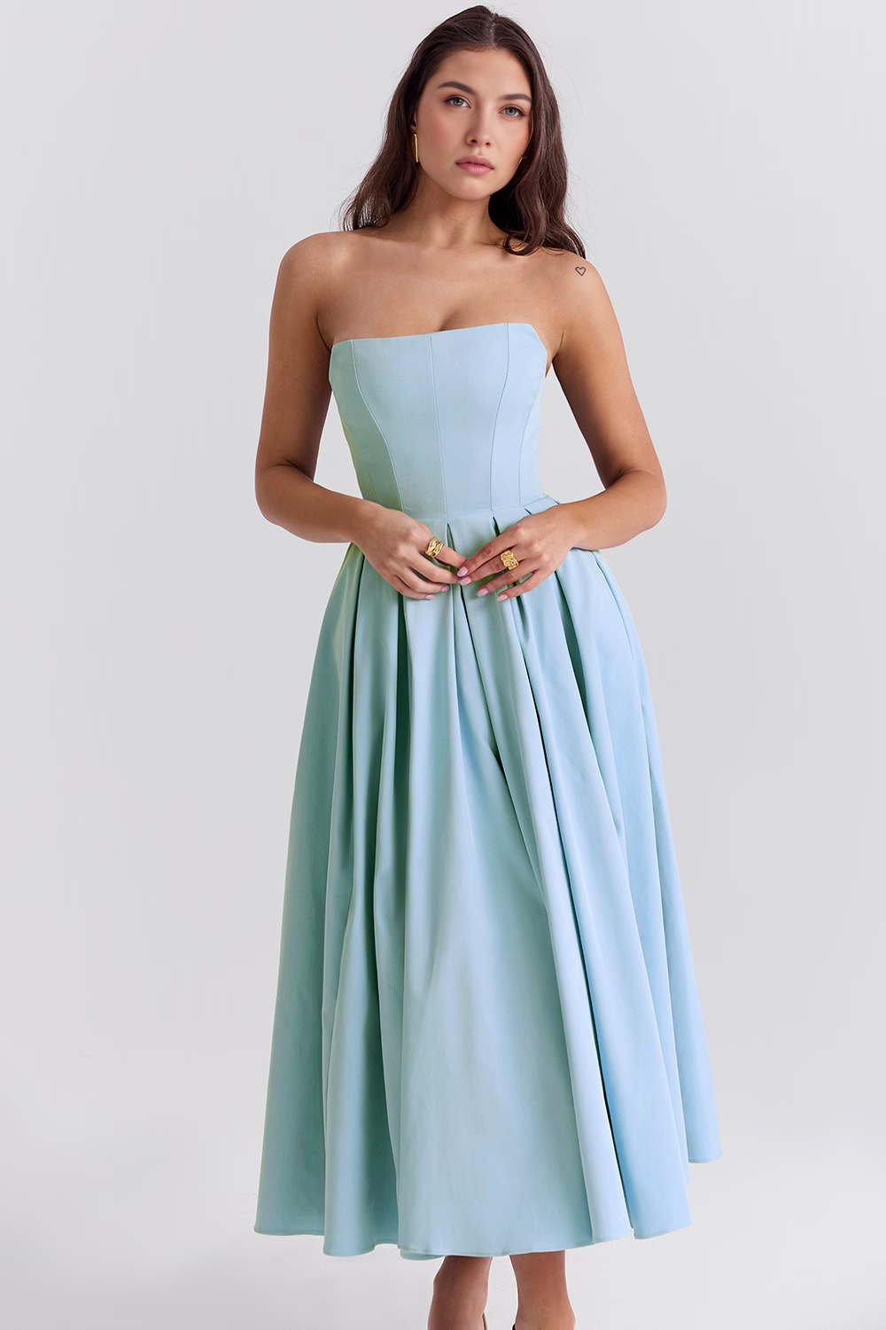 Liora — Elegant Bustier Dress with Waist-Defining Corset for Special Events