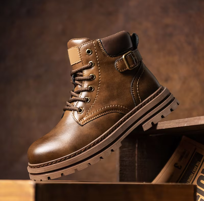 Norla Boots — Genuine Leather Durable Casual Boots with Adjustable Buckle