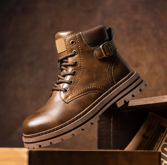 Norla Boots — Genuine Leather Durable Casual Boots with Adjustable Buckle