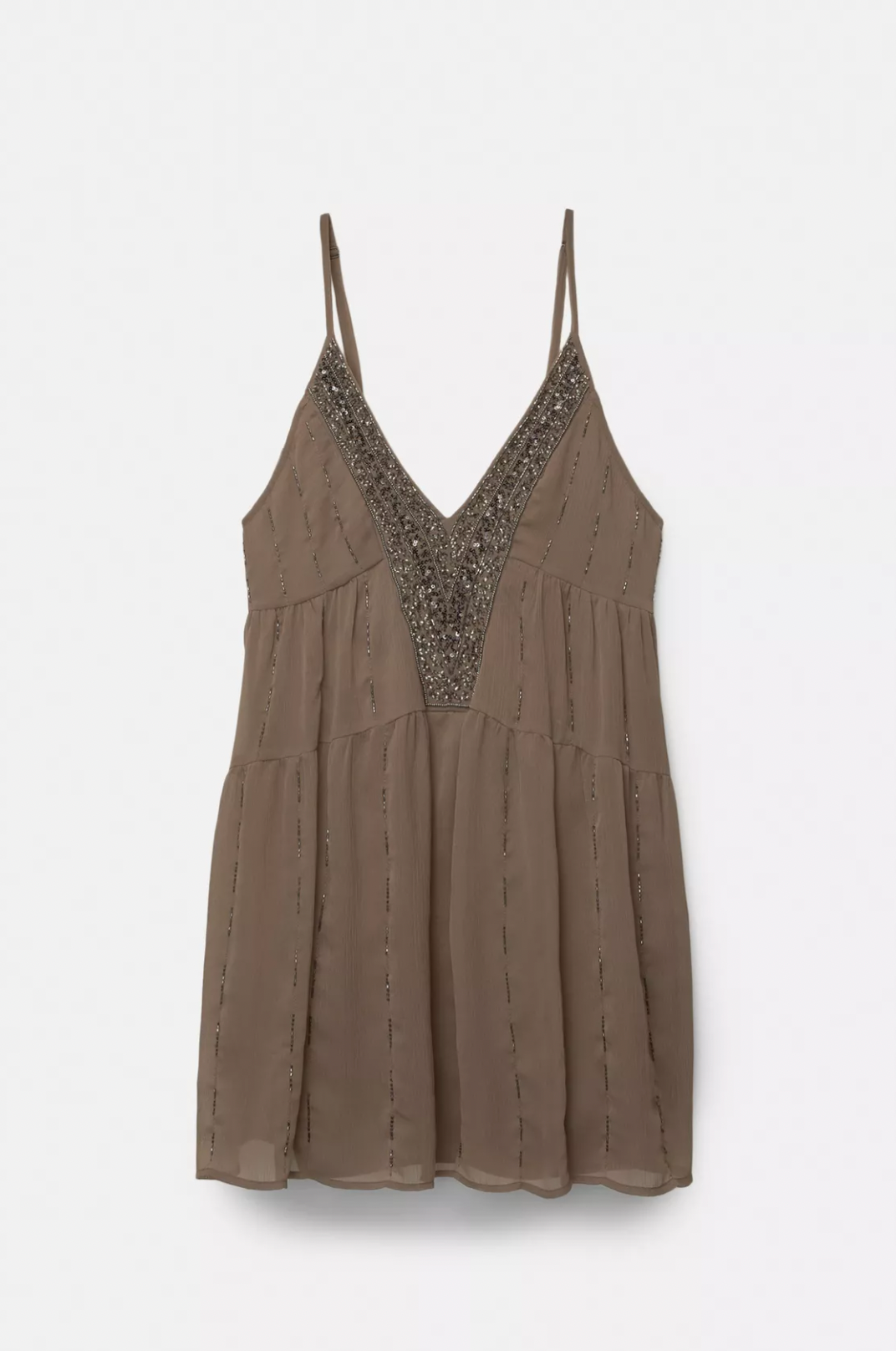 Liora — Beaded Boho Mini Dress with Lightweight Comfort