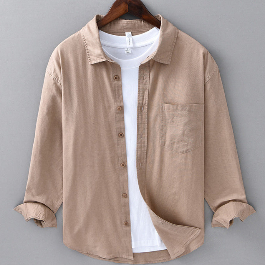 Norla Linen Shirt — Breathable Relaxed Fit Button-Down Shirt