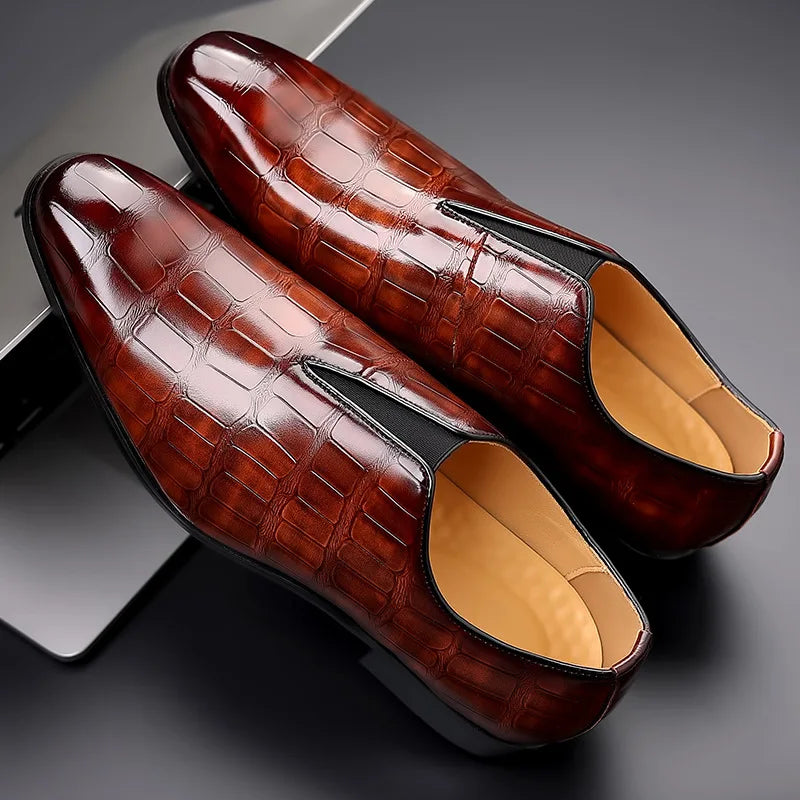 Elowen — Genuine Leather Slip-On Shoes with Orthopedic Comfort