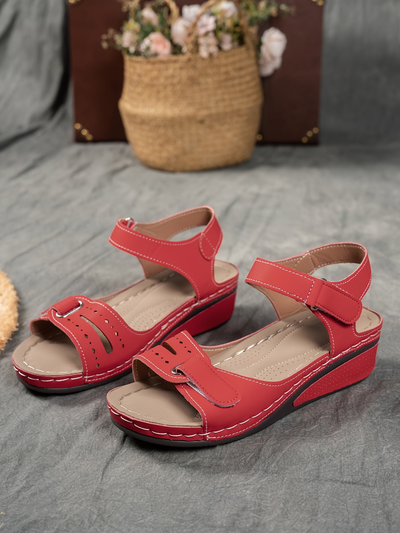 Solarexa™ Cushioned Wedge Sandals — Enjoy Pain-Free Steps and All-Day Refreshing Comfort