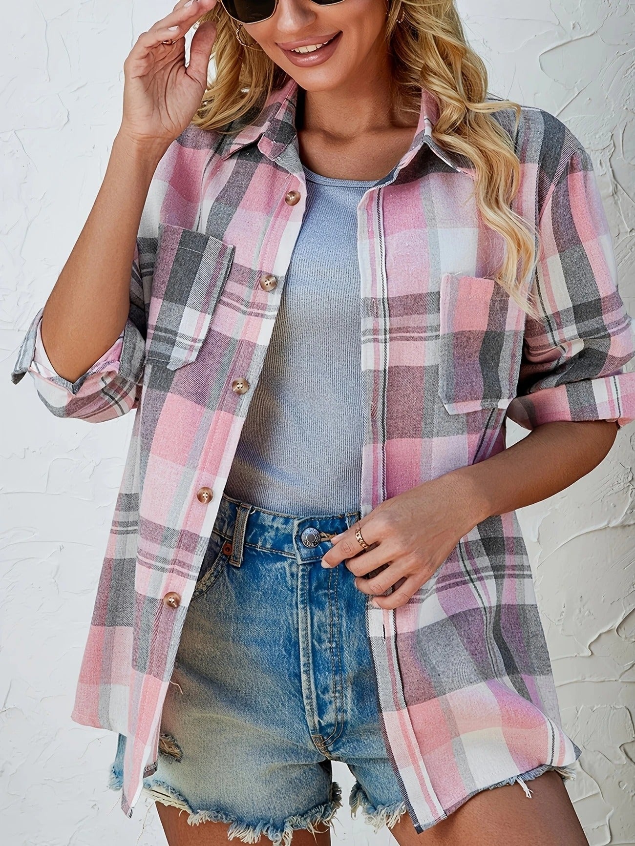 PlaidFlex™ — Effortless Comfort That Moves With Your Confidence