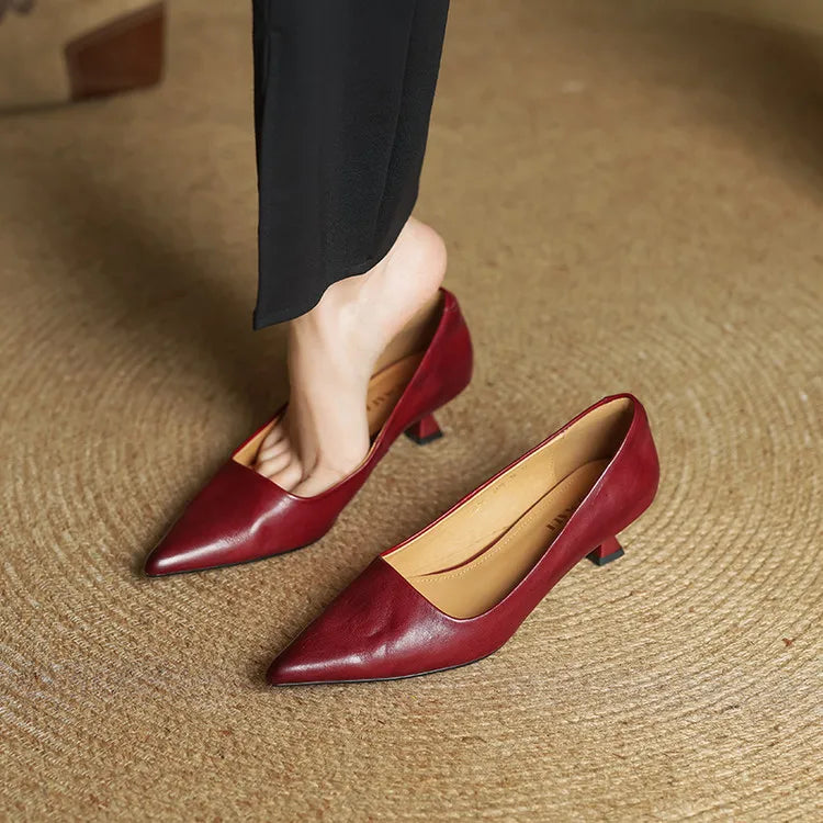 Premium Leather Pumps™ — Unleash All-Day Power and Effortless Elegance