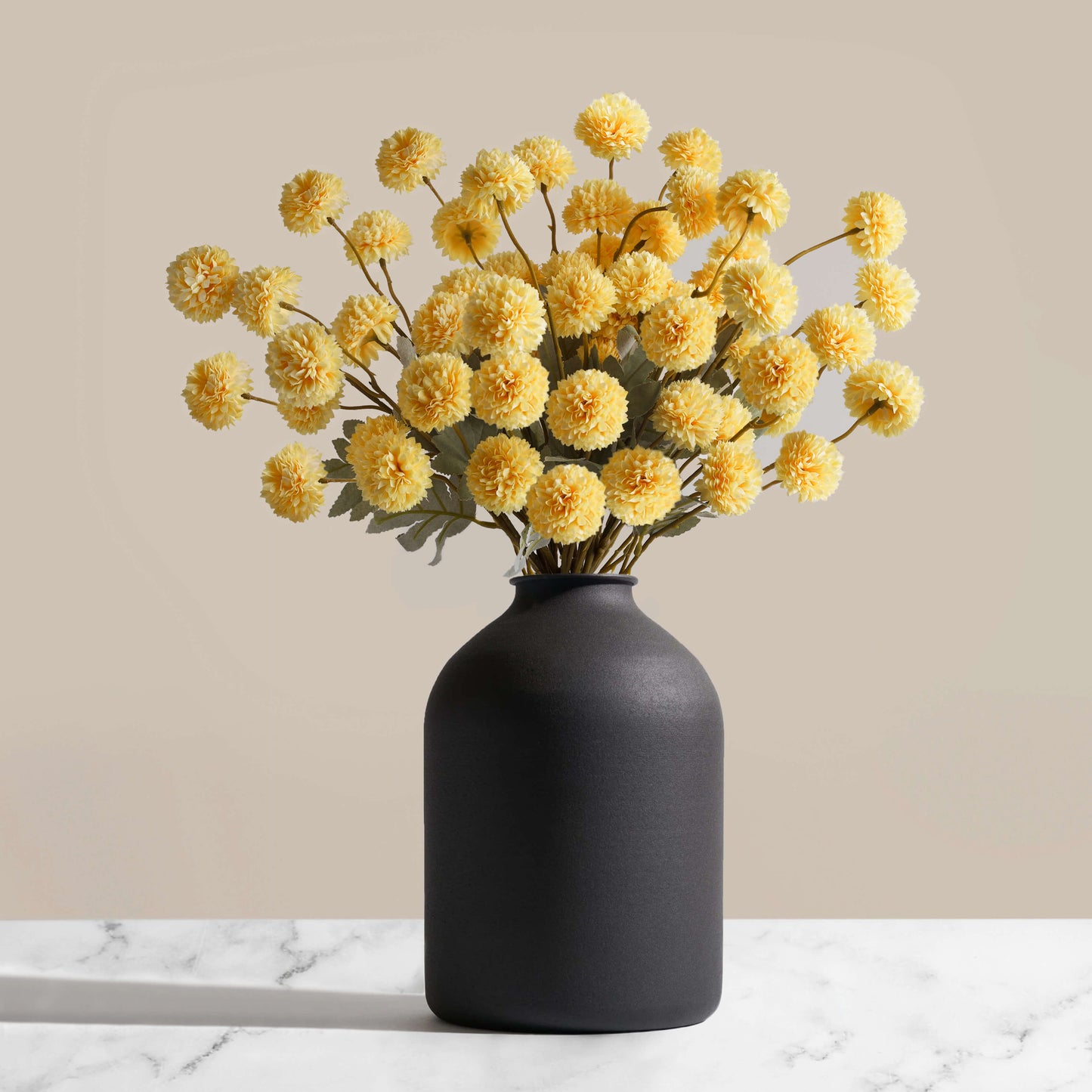 Liora — Faux Kiku Chrysanthemum Flowers for Elegant Home Decor
