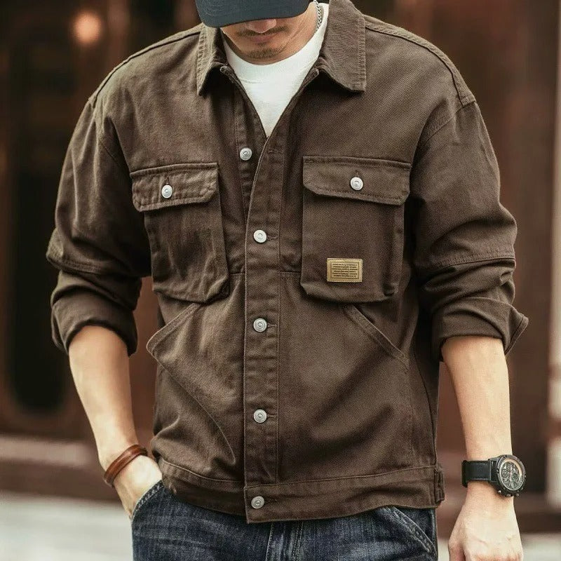Kairo Jacket — Soft Cotton-Lined Autumn Jacket with Wind Resistance