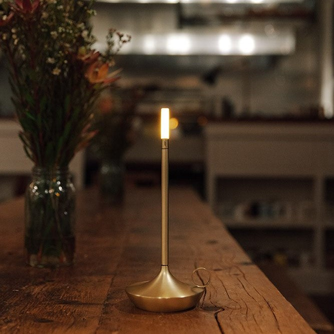 Lioren — Modern Candlestick Light with Touch Dimming and Rechargeable Battery