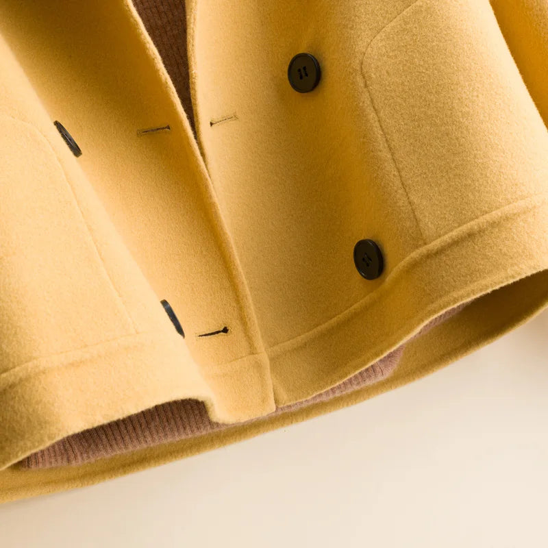 Norla — Double-Breasted Cashmere Wool Jacket for Fall and Winter
