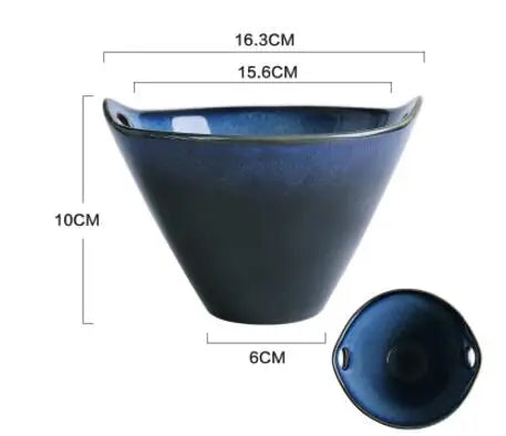 Sena Bowl — Artisan Ceramic Soup Bowl with Handles and Glazed Finish