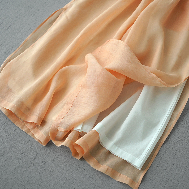 Alora Breeze — Lightweight Cotton-Linen Pants with Side Slits