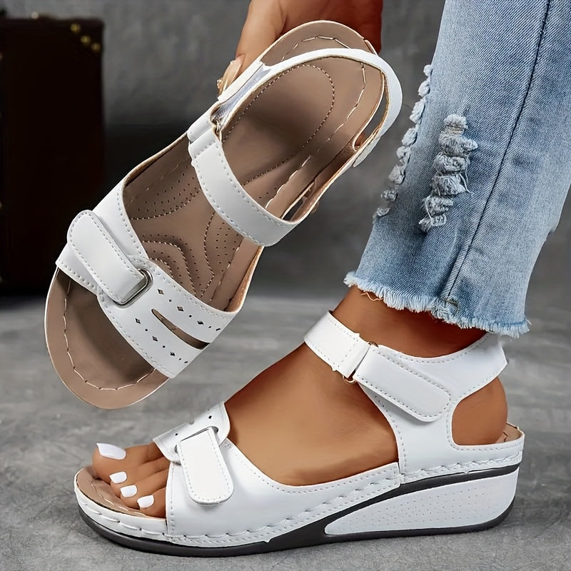 Solarexa™ Cushioned Wedge Sandals — Enjoy Pain-Free Steps and All-Day Refreshing Comfort