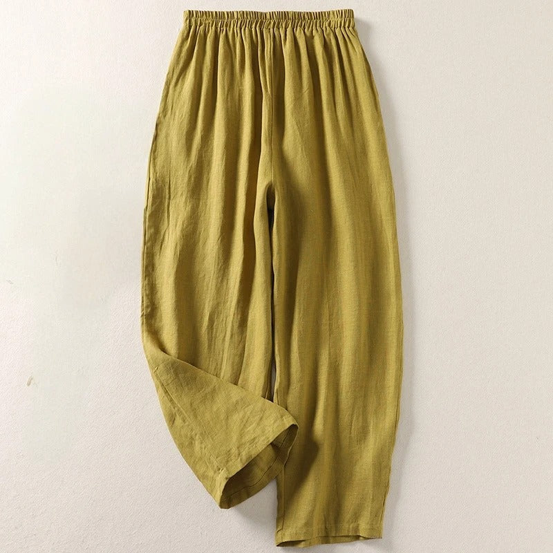 AeroLuxe Linen™ Pants — Feel Fresh and Command Every Room with Effortless Cool Comfort