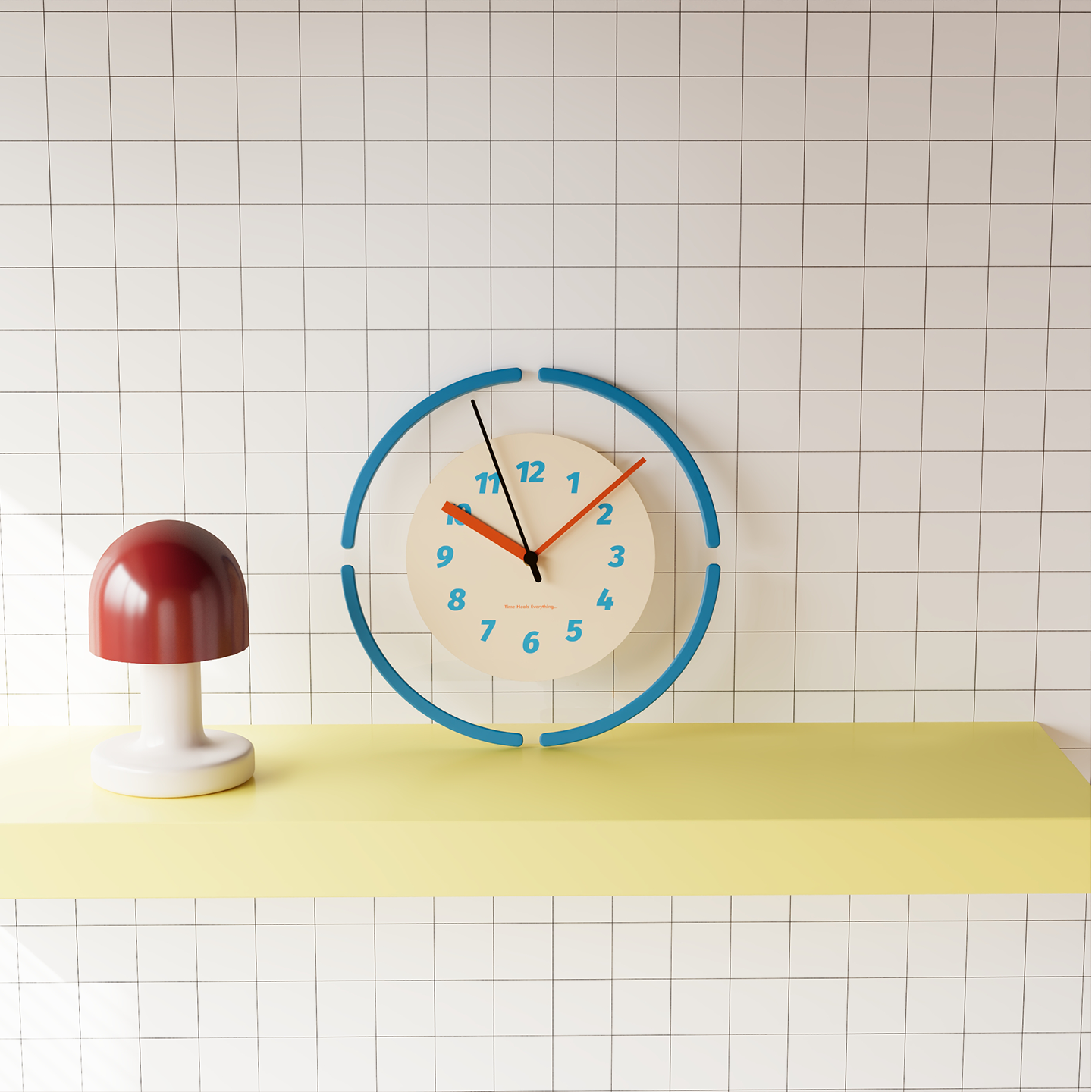 Orbin — Modern Ring Wall Clock with Silent Sweep Movement