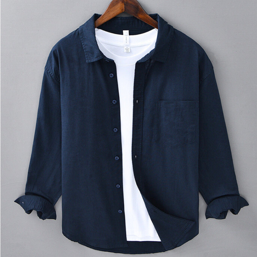 Norla Linen Shirt — Breathable Relaxed Fit Button-Down Shirt