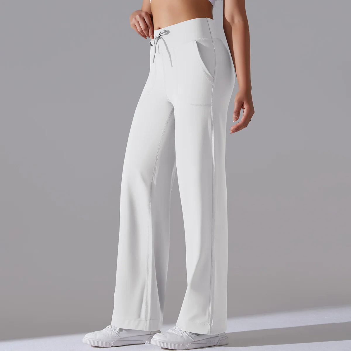 Jovenna — Wide-Leg Contour Pants with Soft 4-Way Stretch Fabric