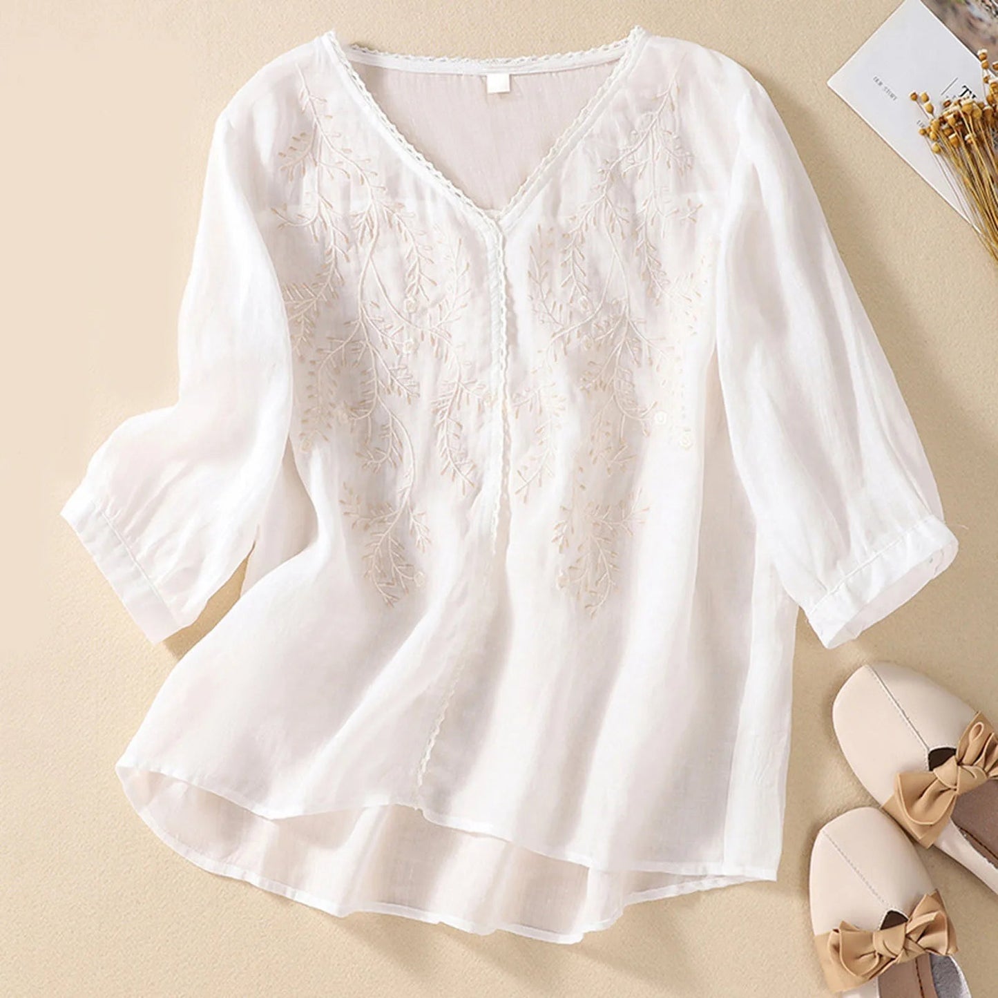 ZephyraLuxe™ Shirt — Wrap Yourself in Breezy Luxury and Effortless Elegance