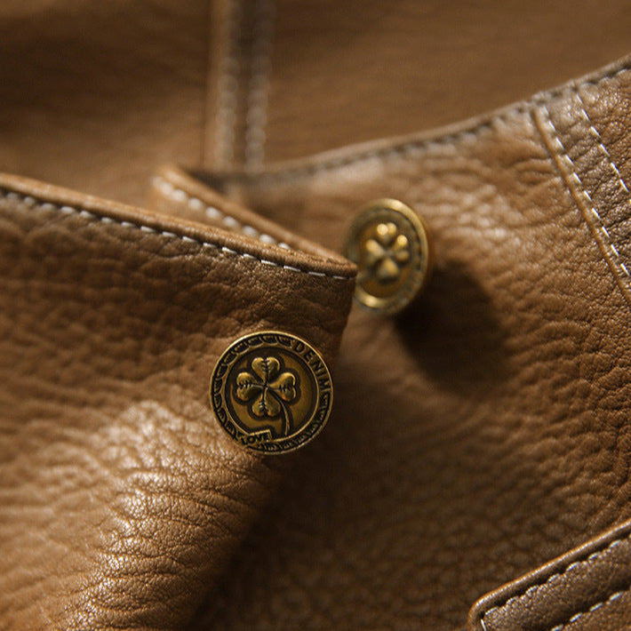 Vegan Leather Jacket™ — Own Every Room with Bold Power and Supreme Comfort