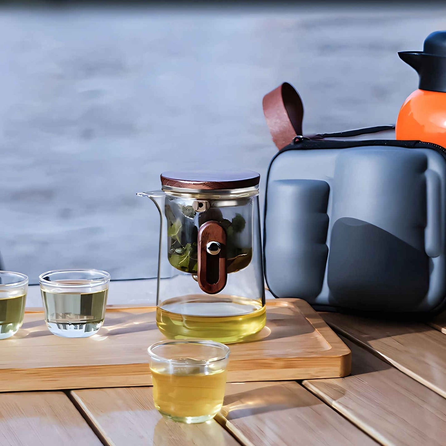 ZenVoyageTravelGlassTeaSet™ — Experience Soul-Soothing Tea Bliss Anywhere You Roam