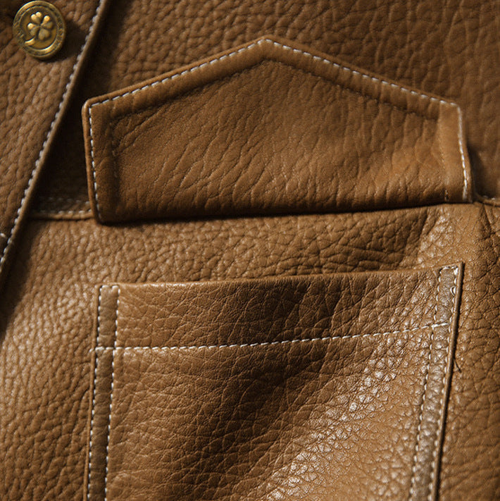 Vegan Leather Jacket™ — Own Every Room with Bold Power and Supreme Comfort
