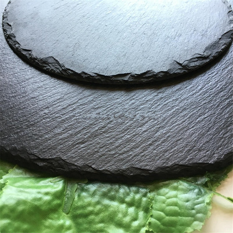 Merrow SlatePlate — Durable Black Serving Plate for Hot & Cold Dishes