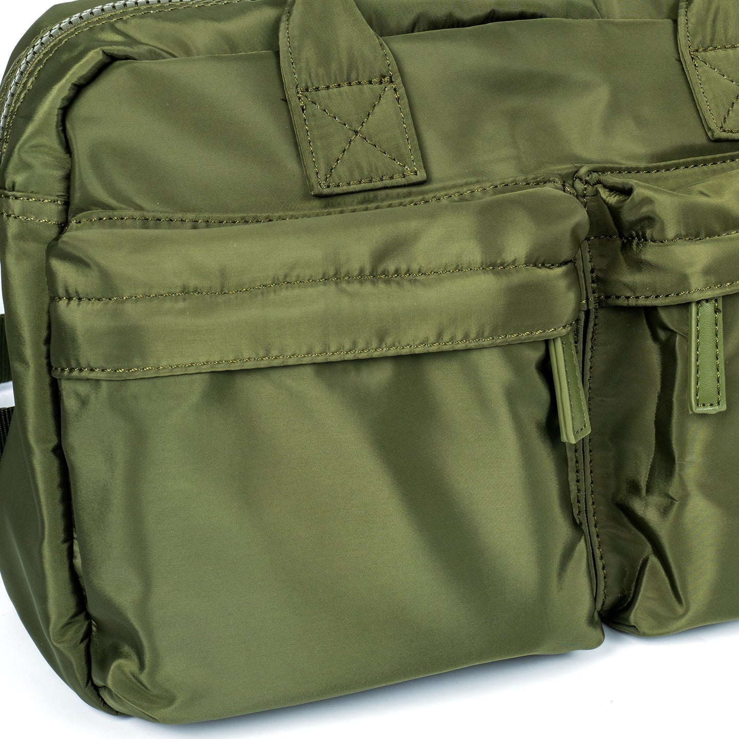 Kalen — Lightweight Nylon Crossbody Bag with Zipper Compartment