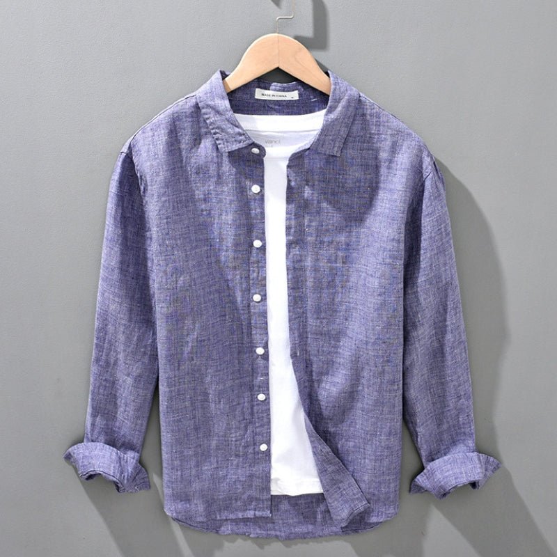 AeroVail™ Linen Shirt — Stay Cool, Command Attention, Own Every Moment