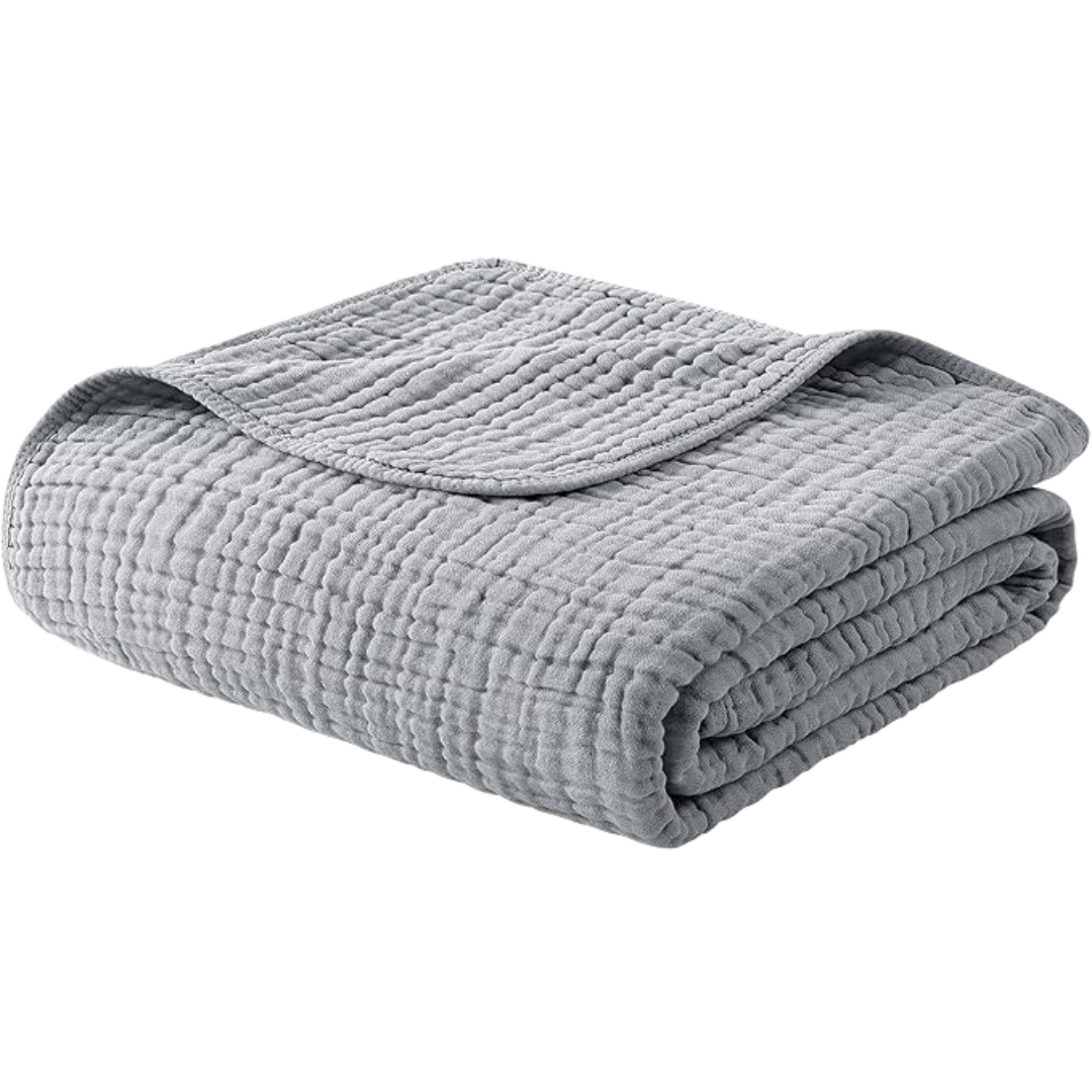 Avrena — 100% Cotton Muslin Blanket with Breathable Softness
