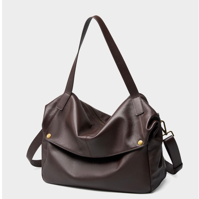 Lioren — Women's Genuine Leather Soft Minimalist Casual Tote Bag