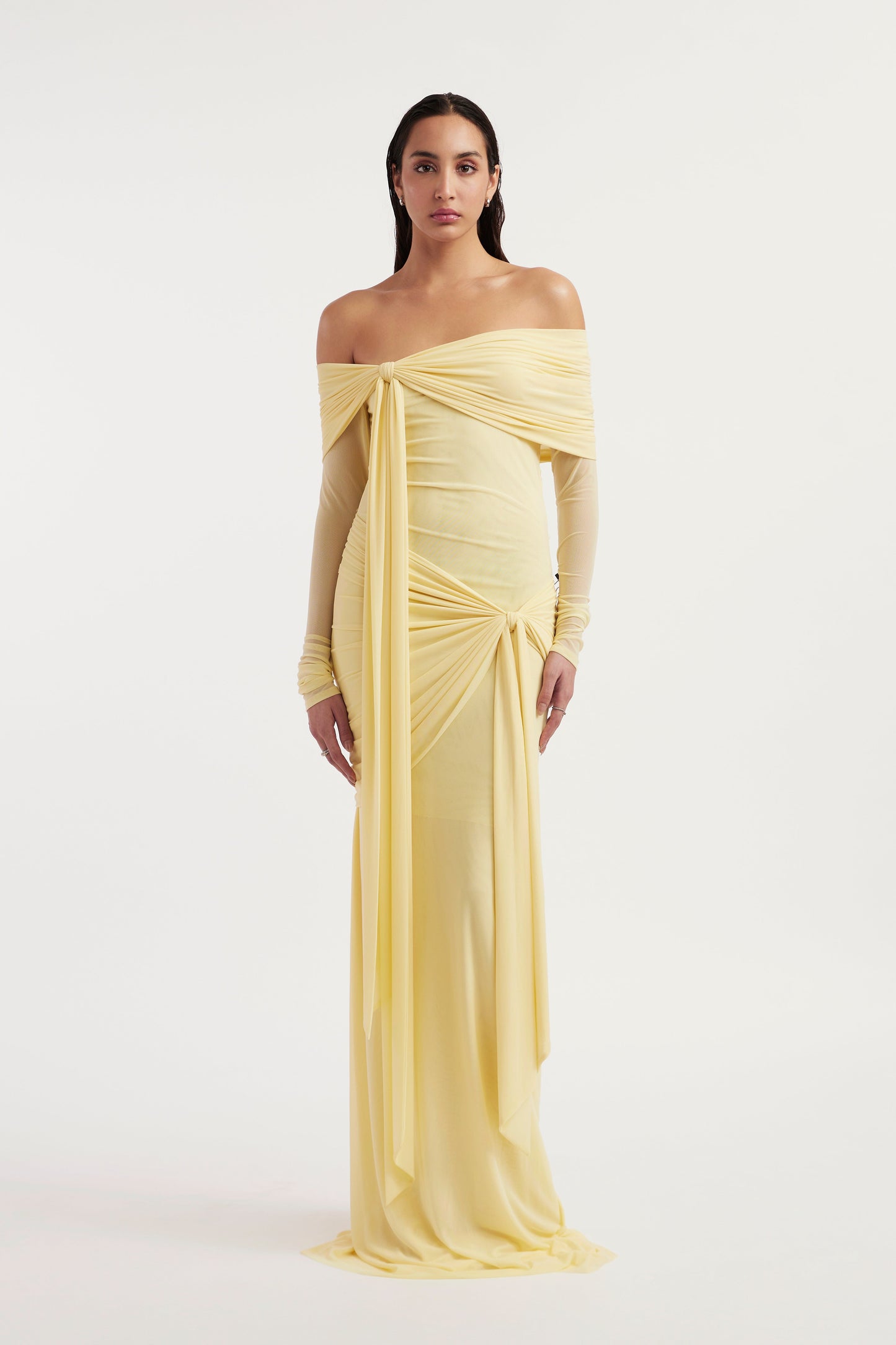 Lumiara™ Off-Shoulder Gown — Own Every Room with Effortless Elegance and Unstoppable Confidence