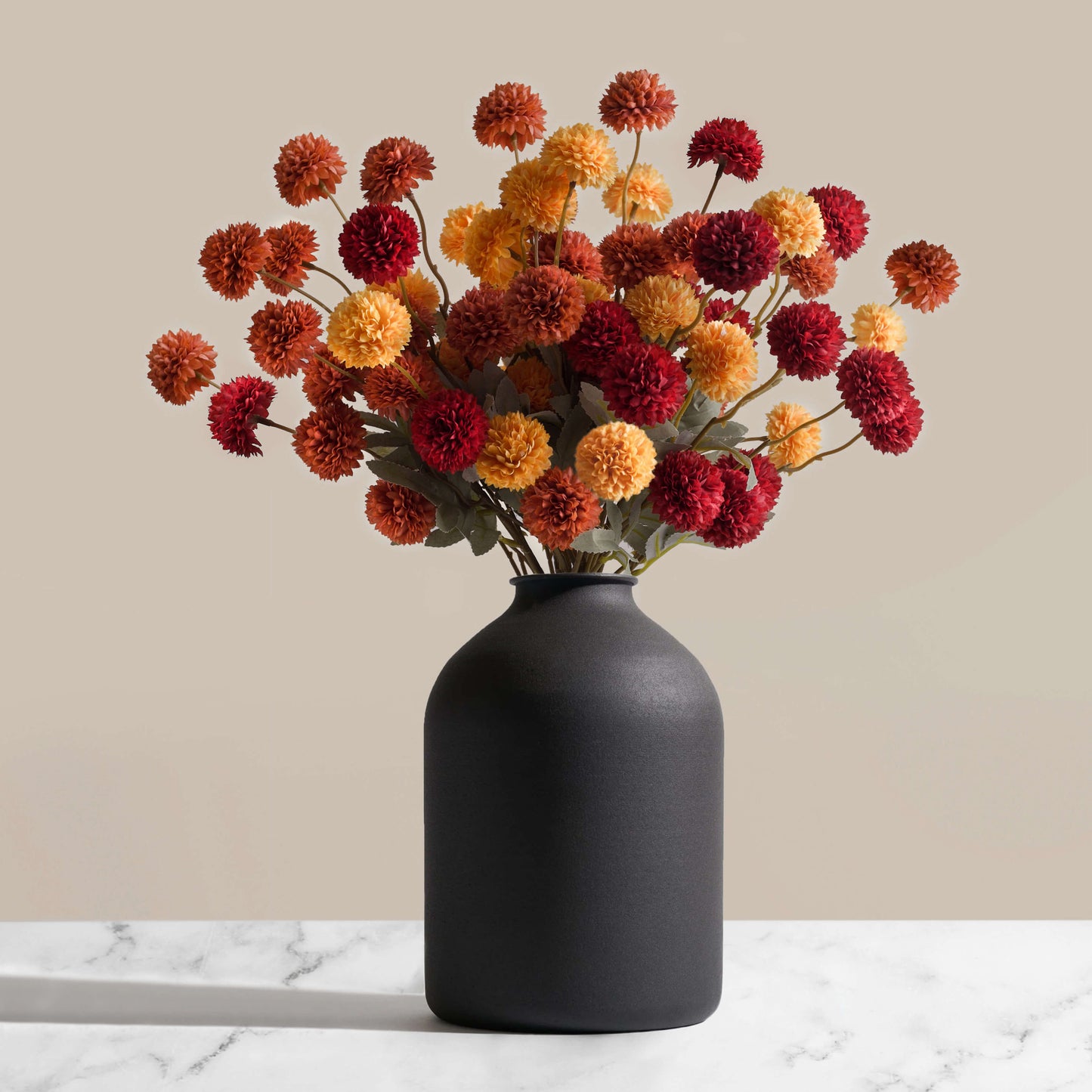 Liora — Faux Kiku Chrysanthemum Flowers for Elegant Home Decor