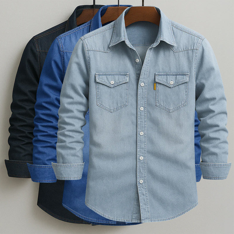 BenSmithColoradoDenimShirt™ — Own Every Moment with Unmatched Comfort and Rugged Style