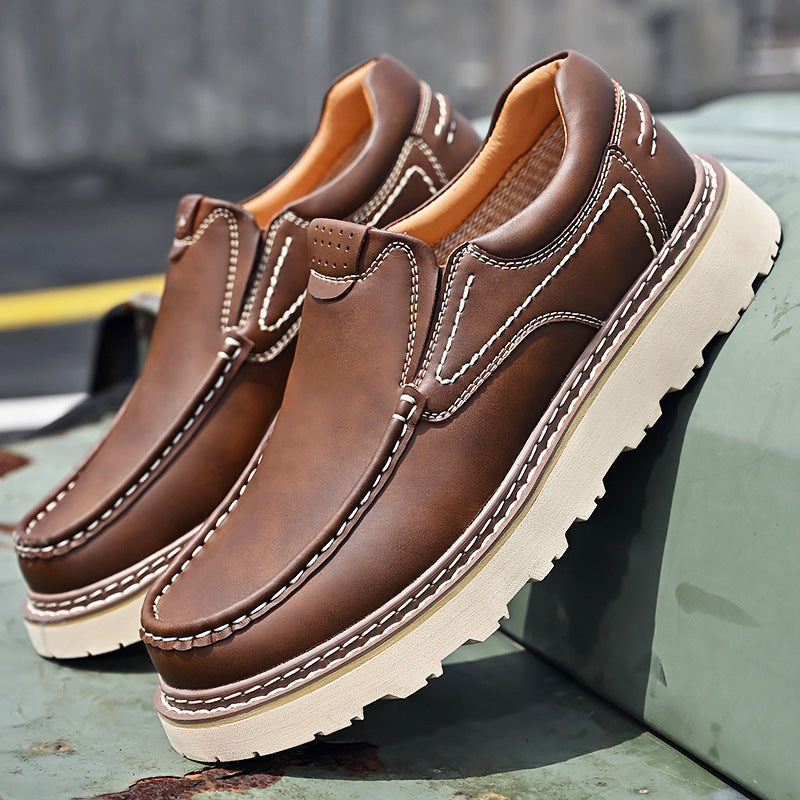 Elara — Genuine Leather Orthopedic Loafers with Slip-Resistant Sole