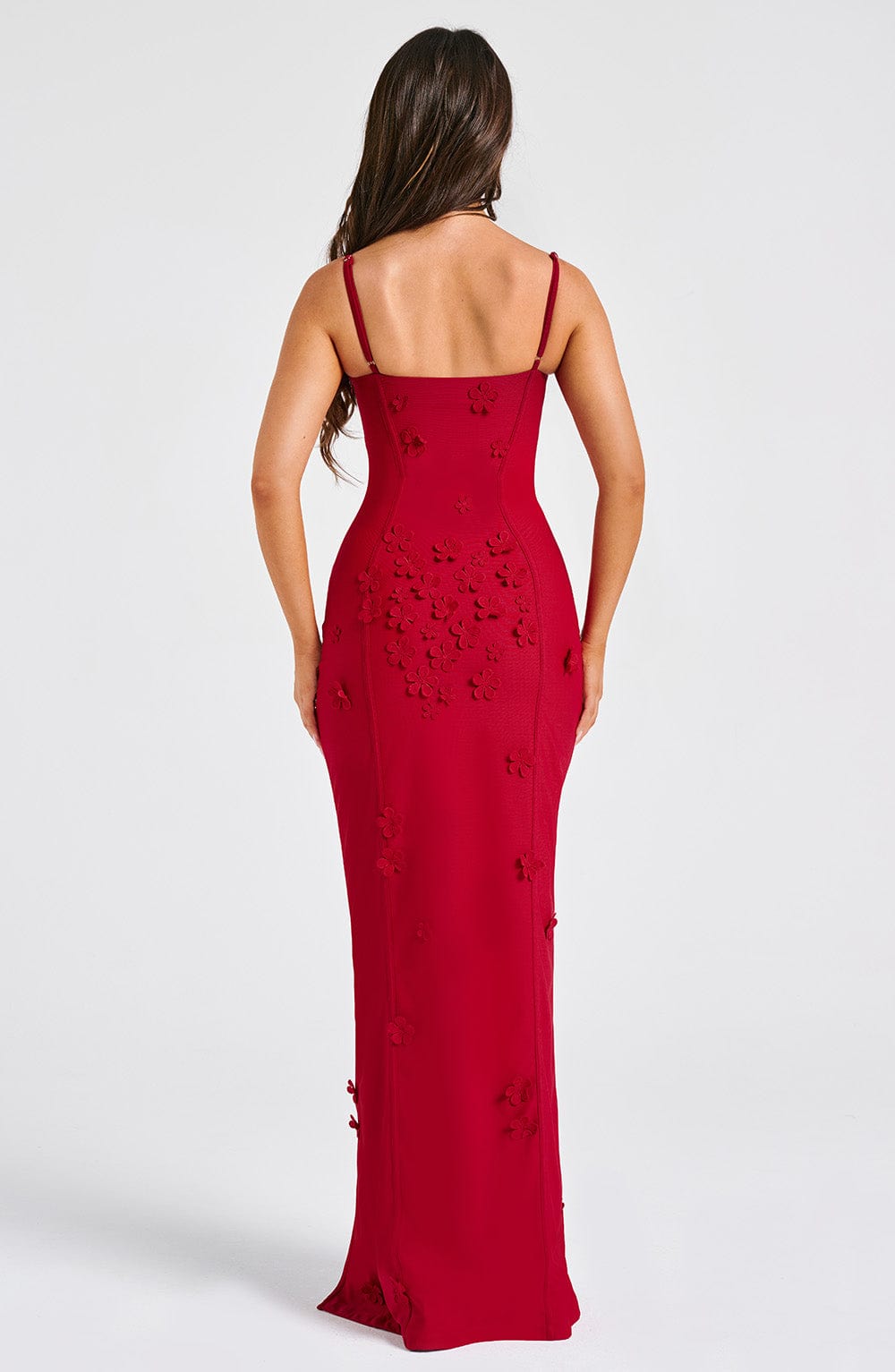 Serena Breeze — Women’s Lightweight Gingham Maxi Dress with Lace-Up Back