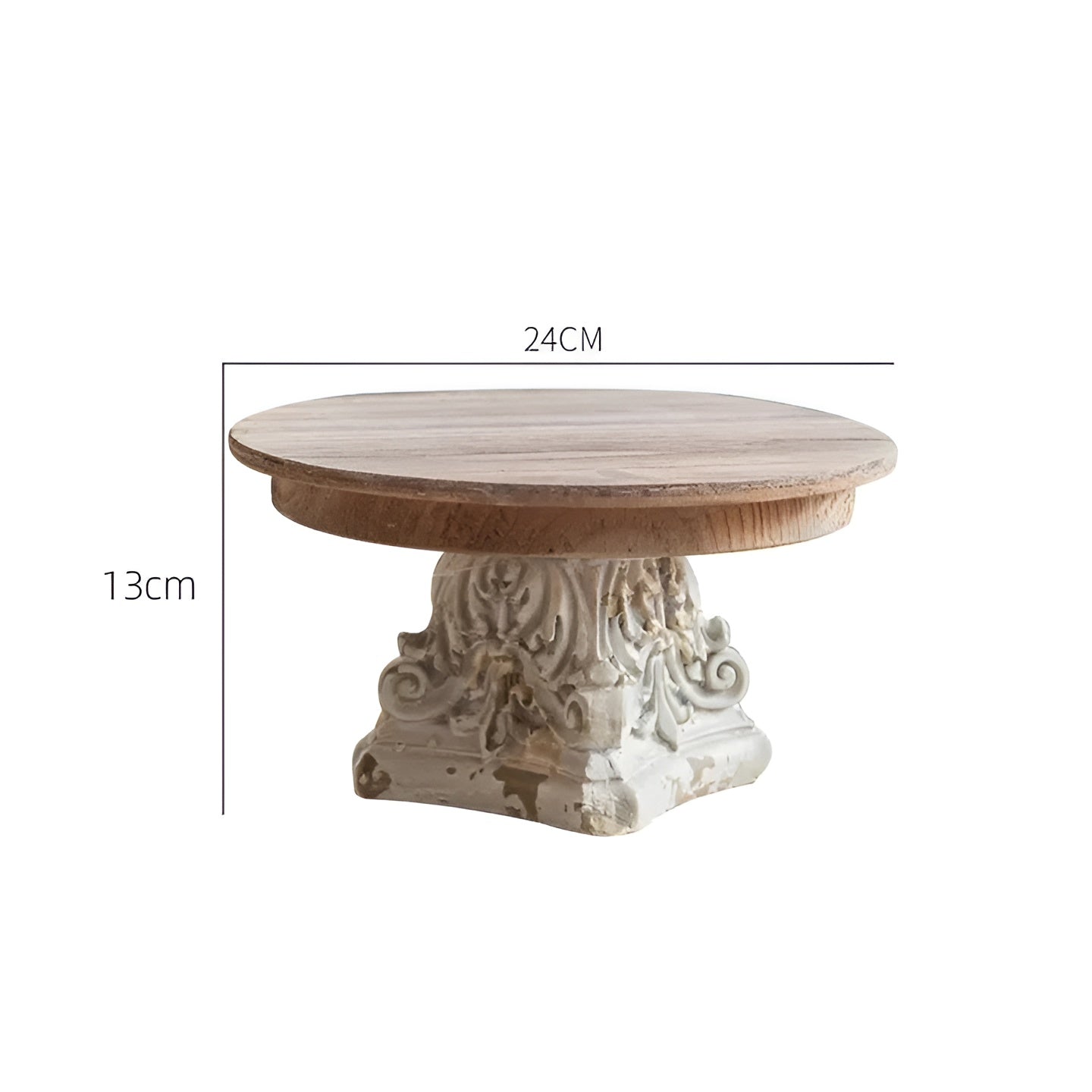 Arlen — Handcrafted Vintage Wooden Display Tray with Distressed Finish