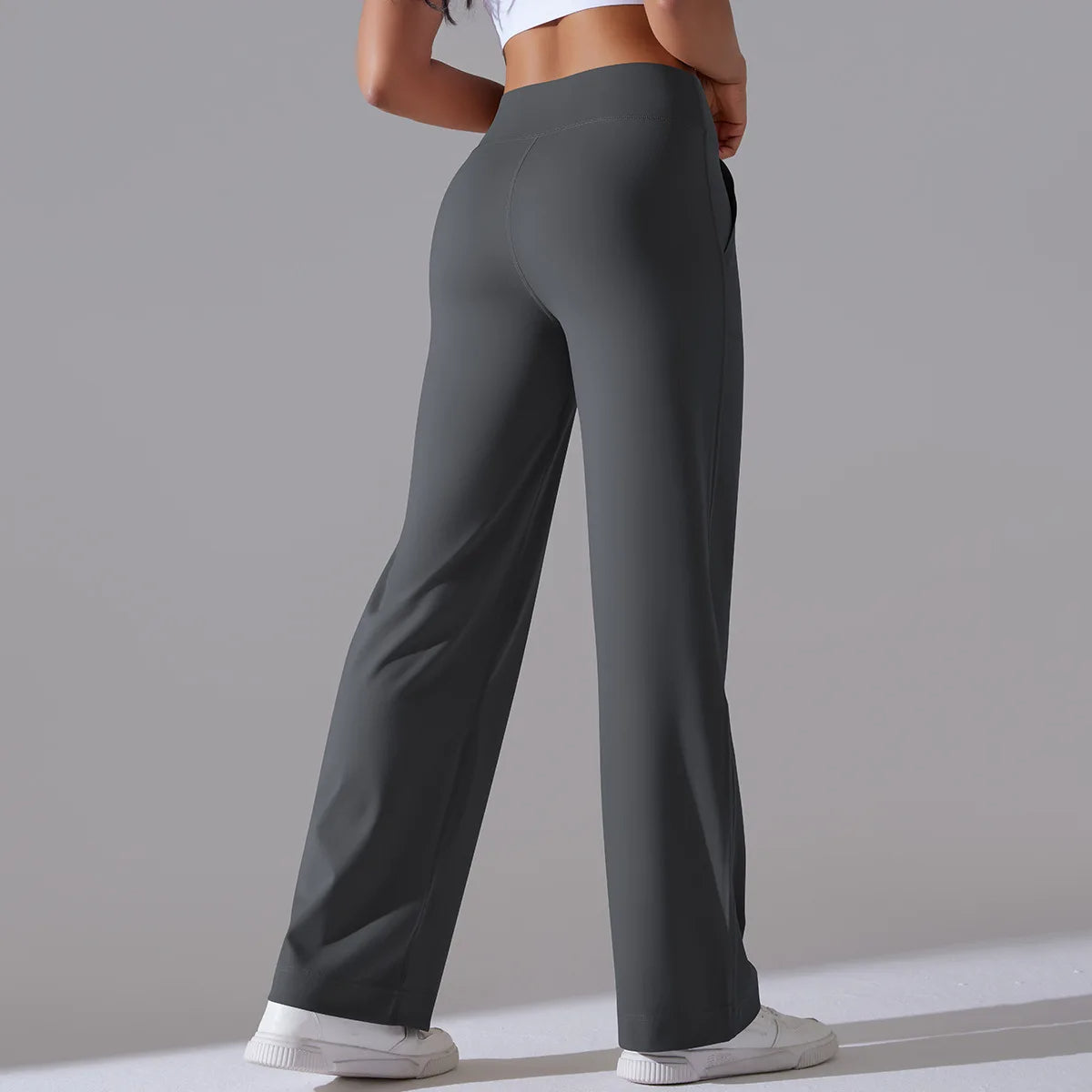Jovenna — Wide-Leg Contour Pants with Soft 4-Way Stretch Fabric