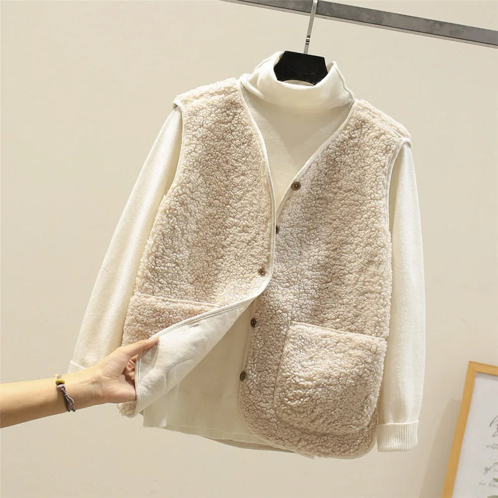 Laylaa — Lightweight Wool Blend Vest with Breathable Warmth