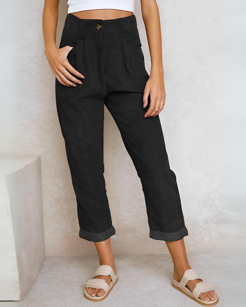 Renly — Comfortable Corduroy Trousers with Lightweight Fit