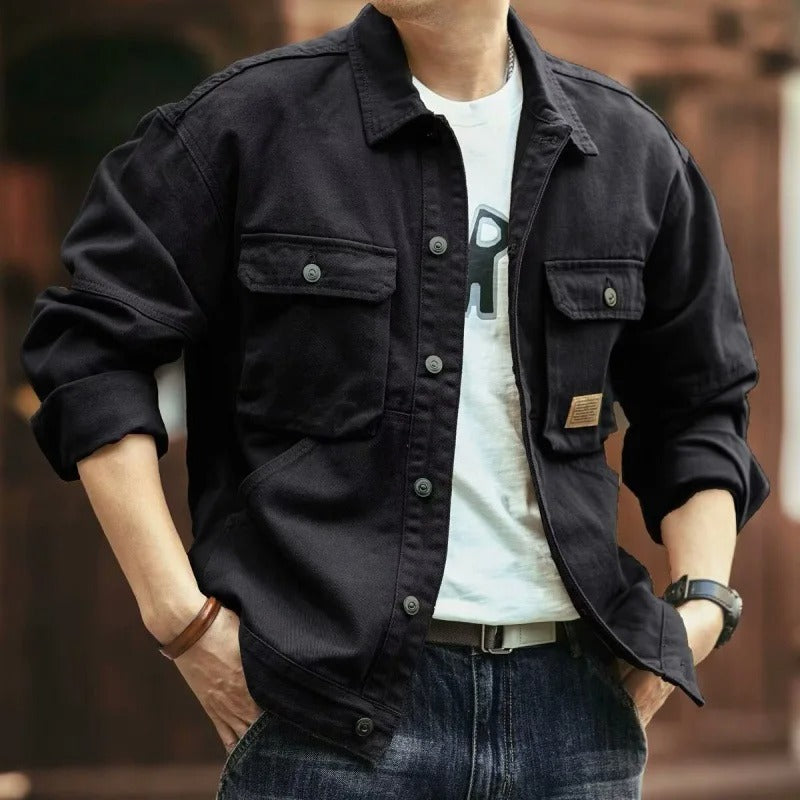 Kairo Jacket — Soft Cotton-Lined Autumn Jacket with Wind Resistance