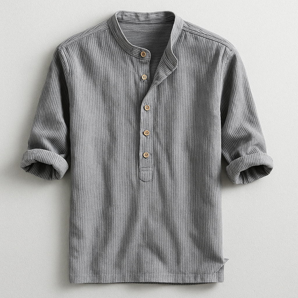 Darcen Shirt — Breathable Linen Cotton Blend with Tailored Fit